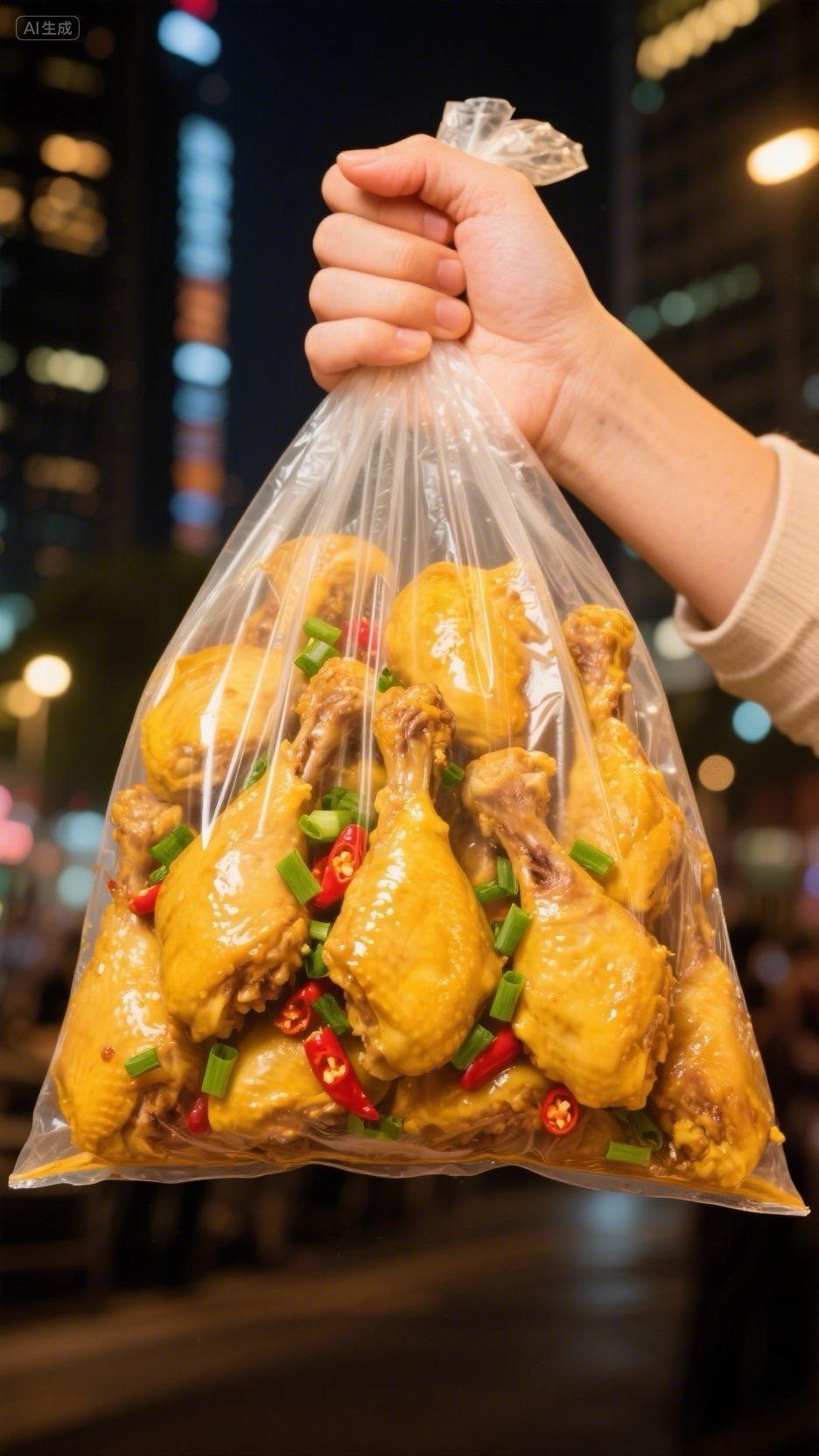 香辣盐焗鸭小腿 太过瘾了!这个香辣鸭小腿严选优质部位,红棕外皮裹满辛香调料,油润光泽挑逗味蕾。每一口都能感受紧实弹嫩的肉质与麻辣鲜香的碰撞,撕开时筋肉相连的撕扯感让麻辣快感从舌尖蔓延至指尖,办公室解馋、露营分享、深夜追剧,随时随地点燃味蕾狂欢!#纯天然无添加#香辣鸭小腿#麻辣鲜香#追剧小零食