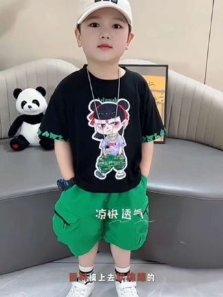 哪吒衣服男童夏装,新款小男童装,儿童夏装,#夏季穿搭#每日穿搭 #穿搭技巧 #穿搭 #穿出自己的风格 #穿出自信穿出美丽