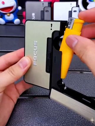 #自动弹烟盒 #烟盒打火机 #创意打火机