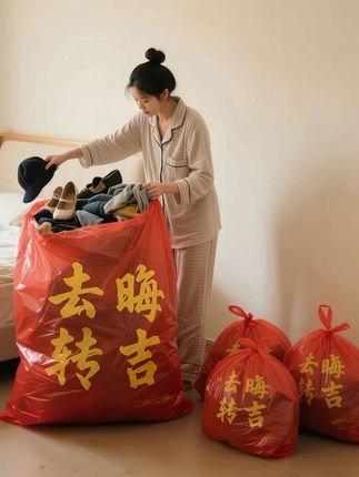 还在被家里堆积如山的杂物困扰吗? 实际上,断舍离并非单纯的丢弃行为,而是一门蕴含生活智慧的美学! 那些状态尚佳、八成新的物件,不妨捐赠给有需求的人士,或在二手平台转卖,让它们焕发新的生机;至于破损的物品,分类拆解回收是明智之选,既能清理空间,又能为环保出一份力。 从整理闲置物品入手,学会理性抉择与割舍,让生活环境重归整洁有序。在践行断舍离的过程中,我们能深刻领悟传统文化中“舍与得”的精妙,收获身心的轻盈舒畅。 左下角同款收纳袋,帮你轻松整理,即刻开启断舍离的清爽生活!#衣服处理 #日物#断舍离#垃圾袋#抽绳垃圾