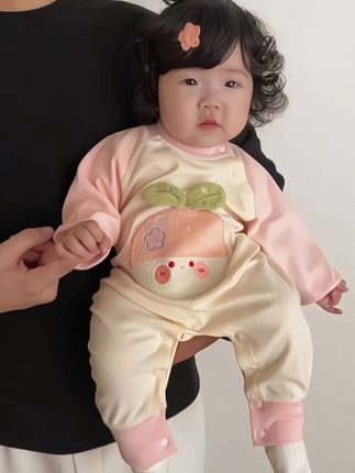 每个图案都好看❗️❗️立秋了 纯棉长袖连体衣该给宝宝准备了,内搭外穿都好看实用又实穿,内里无骨缝合宝宝贴肤穿舒适度高,赶紧多买两件替换穿❗️#内搭外穿都好看 #宝宝纯棉连体衣 #宝宝长袖连体衣 #秋冬宝宝打底 #萌娃穿搭