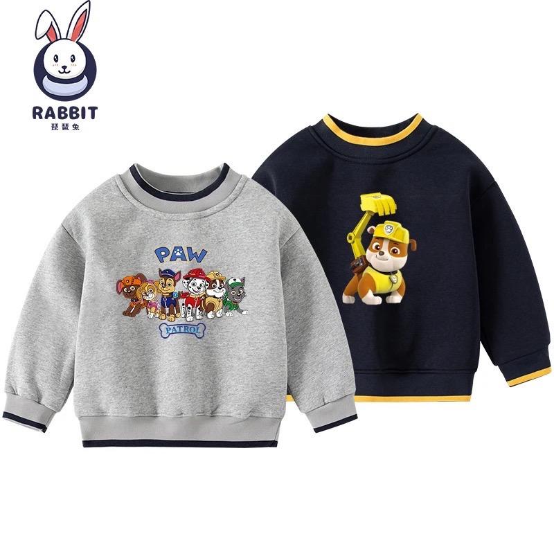 汪汪队衣服儿童加绒加厚卫衣男童一体绒圆领卫衣#儿童加厚卫衣 #男童加绒卫衣 #儿童一体绒卫衣 #男童秋冬卫衣 #汪汪队衣服