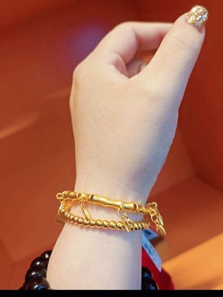 #足金999 #首饰分享 #仪式感不能少 足金999黄金diy手串