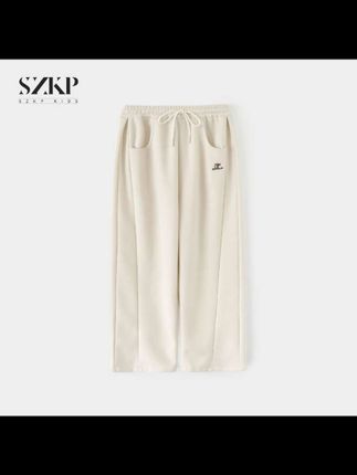 SZKP秋季新款女童休闲裤子中大童时尚百搭儿童直筒裤#女孩直筒裤 #百搭卫裤 #柔软舒适 #超便宜超划算 #休闲卫衣