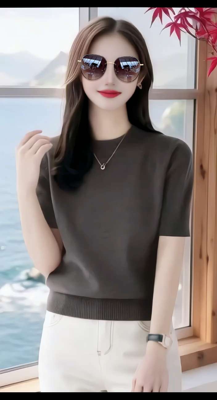#谁穿谁好看 #面料舒适透气 #内搭外穿都好看 #穿出自信穿出美丽 #百搭上衣