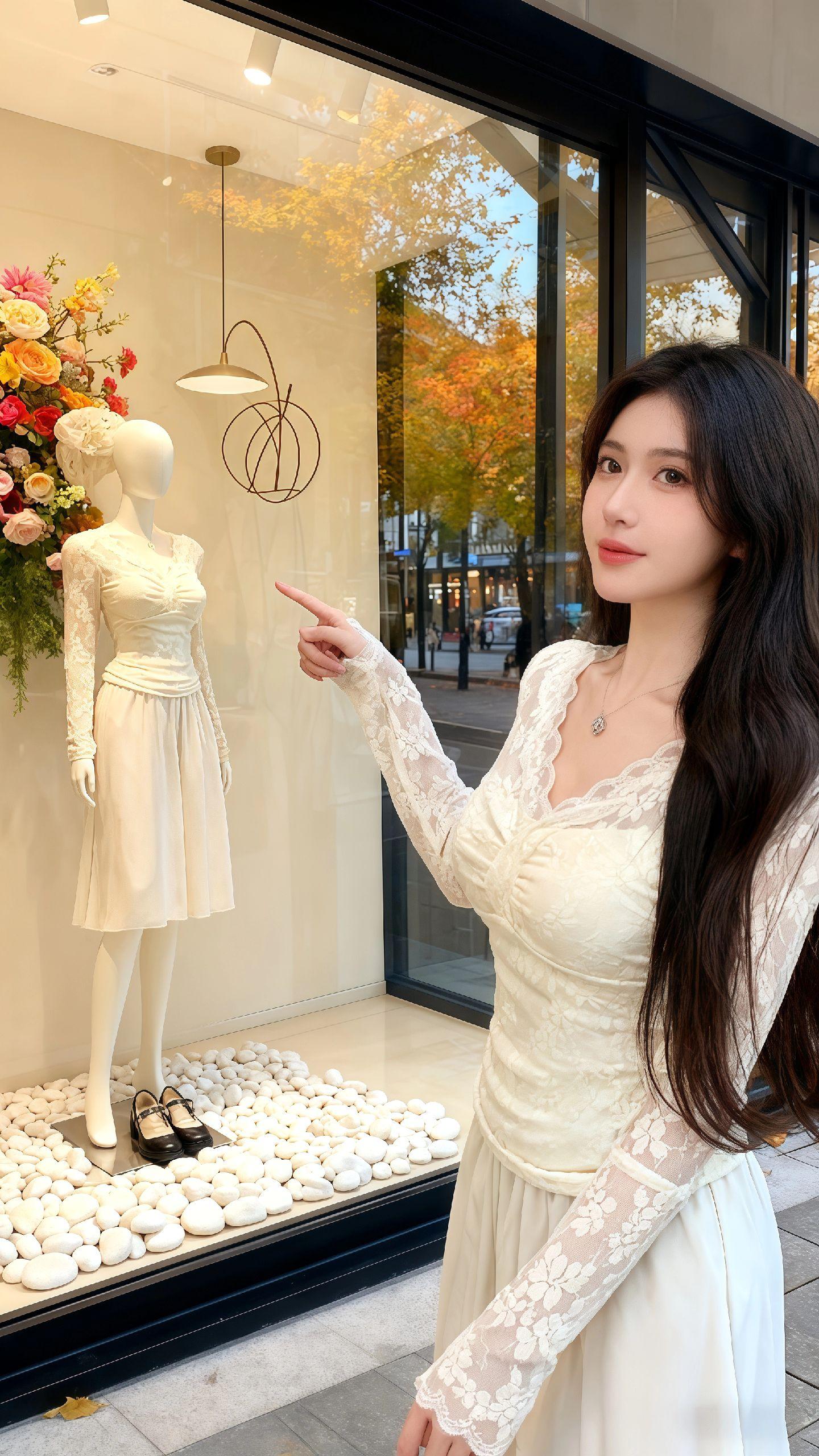 #蕾丝内搭 #内搭外穿都好看 #女装推荐 #每日分享 #穿出自己的风格