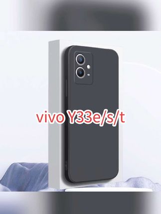 经典黑色vivoy33e手机壳简约男新款液态硅,胶y33s创意纯色y33t保护壳 #vivoy33e手机壳 #vivoy33t手机壳