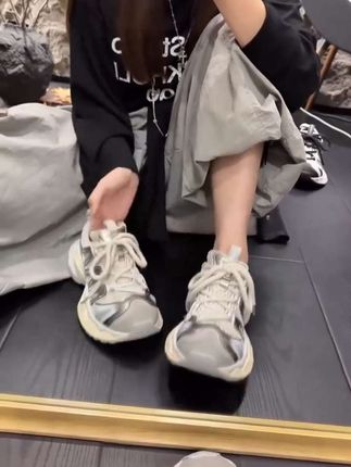 VC唯曦|超正圆头老爹鞋卡皮巴拉厚底轻跑网面透气运动鞋 #老爹鞋 #运动鞋 #网面透气 #厚底鞋 #百搭鞋子