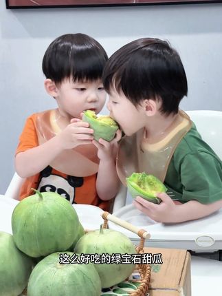 又香又甜又脆 这个绿宝石甜瓜太好吃了吧 一年只能吃这一季 一定要尝一尝 #新鲜采摘 #应季水果 #甜瓜