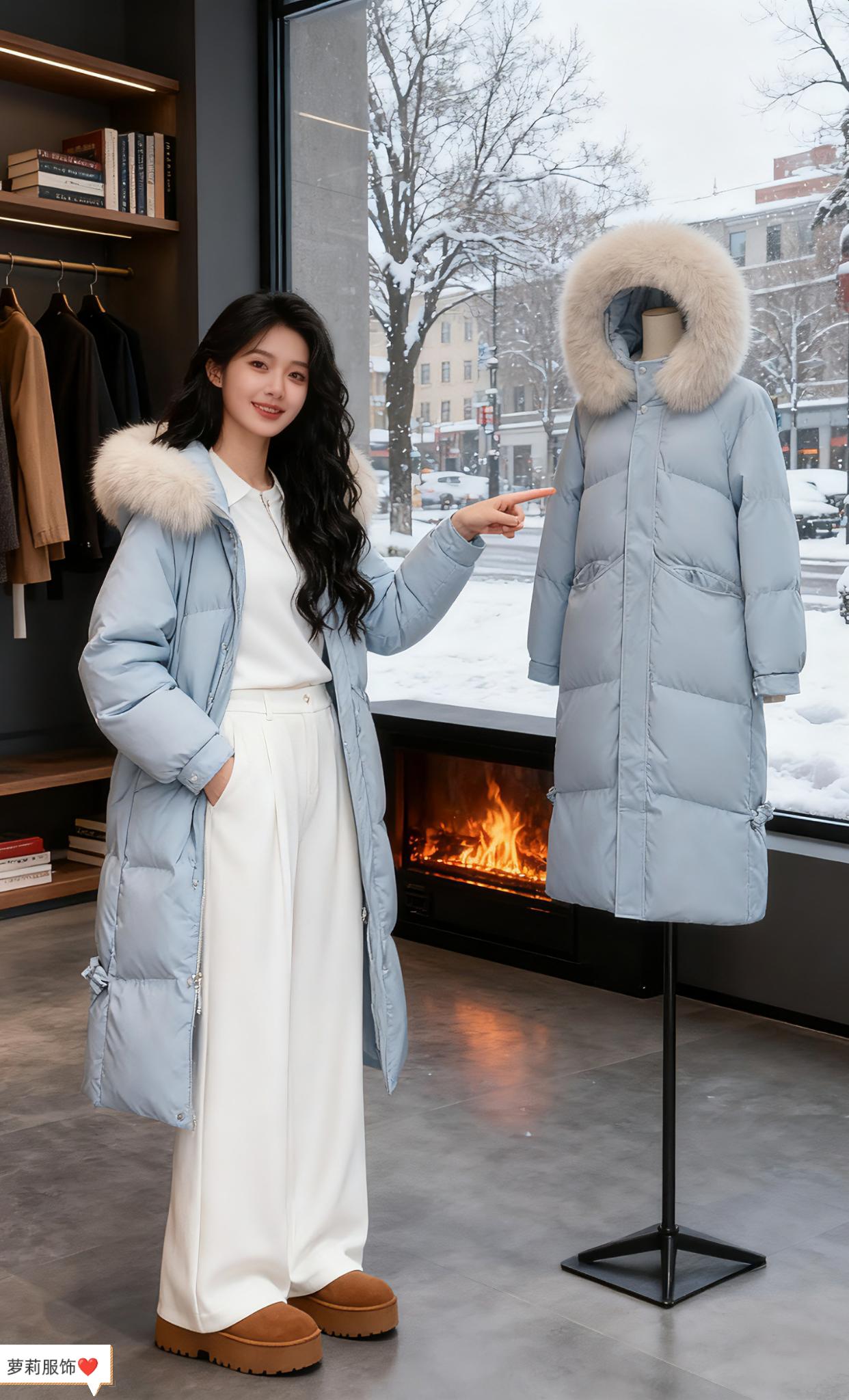 几个颜色都好看吖#中长款外套 #加厚保暖 #时尚穿搭