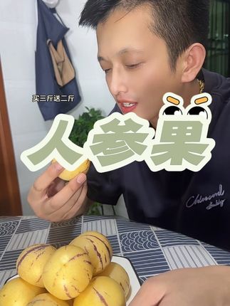 正宗云南石林人参果,树上自然熟的人参果,又香又甜又多汁#现摘现发新鲜到家 #人参果
