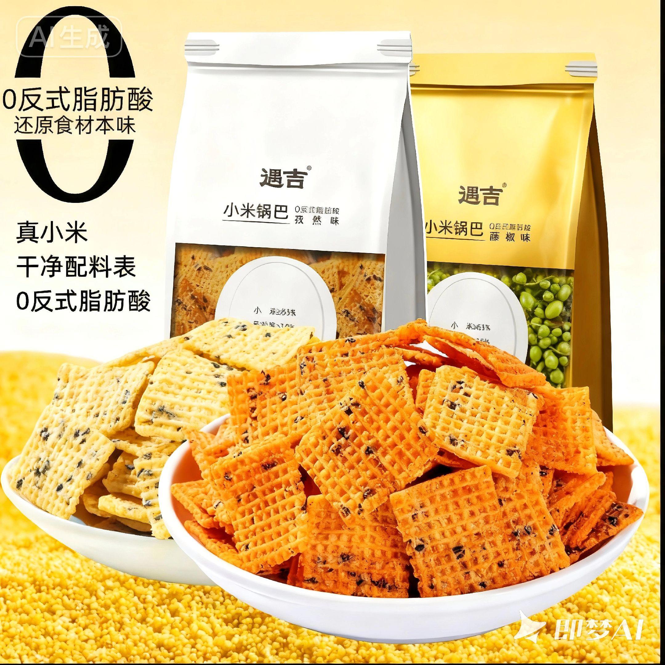 小米锅巴香脆可口,正所谓‘食不厌精,脍不厌细’,每一口都是享受。追剧必备小零食!😋 #强烈推荐 #好吃到停不下来#零食推荐 #美食 #零食推荐