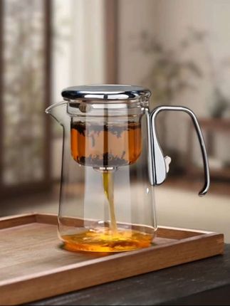 #玻璃磁吸无杆飘逸杯茶水分离泡茶壶,高档懒人泡茶器家用过滤冲茶具#磁吸飘逸杯泡茶壶#高档茶具#茶水分离泡茶杯#泡茶壶