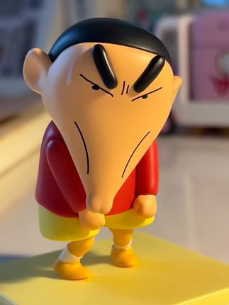 哈哈哈!!!新买的盲盒 一个比一个丑#盲盒#蜡笔小新 #抽象#潮玩手办 #丑萌丑萌