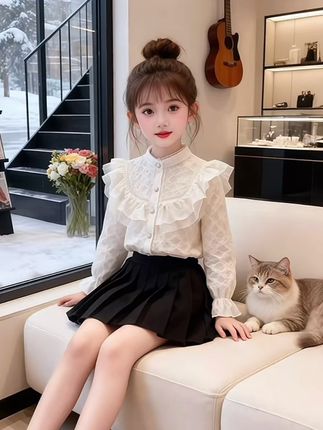 加厚甜美可爱娃娃衫上衣#谁穿谁好看系列 #高级感穿搭