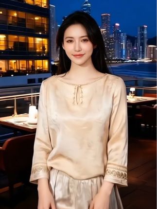 #新中式衬衫 #通勤穿搭万能配色公式#轻松拿捏酷飒感的拽姐穿搭 #秋冬韩系氛围感穿搭公式 #普通人韩女感速成穿搭