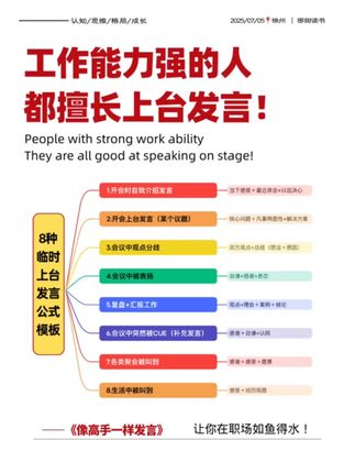 #像高手一样发言 #表达力提升 #提升自己 #职场干货 #说话技巧