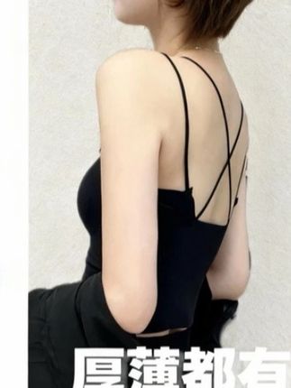 厚薄都有 中长款 吊带美背 可以外穿 983-3吊带背心#美背#厚薄搭配 #中长款#性感穿搭#可外穿