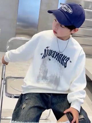#男童卫衣 #中大童搭配 #男童卫衣穿搭