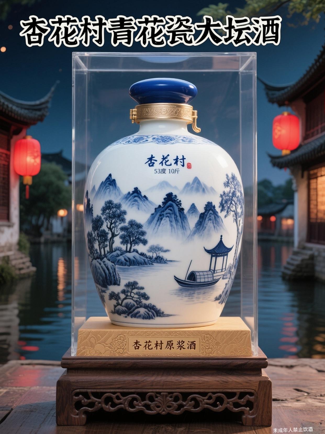 杏花村青花瓷原浆酒。杏花村青花瓷原浆酒|非遗匠心,五年陈藏,一口清香知底蕴!🎑 懂酒的人,一喝就爱上! 杏花村青花瓷原浆酒,甄选晋中平原优质高粱、大麦、豌豆,配以天然甘冽井水,严格遵循千年非遗技艺——“清蒸二次清”工艺酿造。 🥃 固态地缸分离发酵,缓火蒸馏分段取酒,再经陶坛五年陈藏,酒体晶莹澄澈,开瓶清香扑鼻,入口绵甜爽净,余味干净悠长~ ✨ 景德镇手绘青花瓷瓶,典雅大气,一眼高级: · 商务宴请,有它压桌更显诚意 · 赠礼亲友,文化品味拉满 · 自饮收藏,每一瓶都是可品味的时光 非遗工艺+五年原浆+青花瓷韵, 这不仅是酒,更是值得传承的味道。 追求品质的酒友,值得这一杯! #纯粮酿造#白酒#品酒品人生#故事与酒#清香型白酒