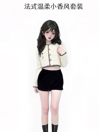 #温柔风穿搭 #法式穿搭 #富家千金既视感 #小香风 #甜美穿搭