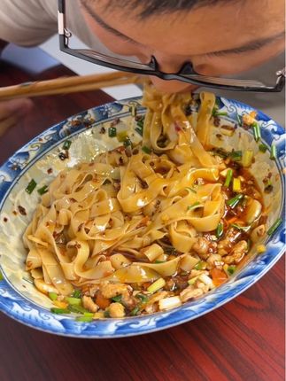 这个面条可以再来一碗,爽口劲道吃不腻