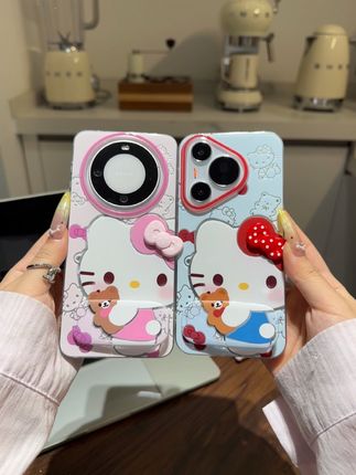 谁能拒绝这萌的猫猫手机壳! #手机壳 #软软糯糯手机壳 #可爱手机壳#kitty猫 #这手机壳真的长在我的心头上了