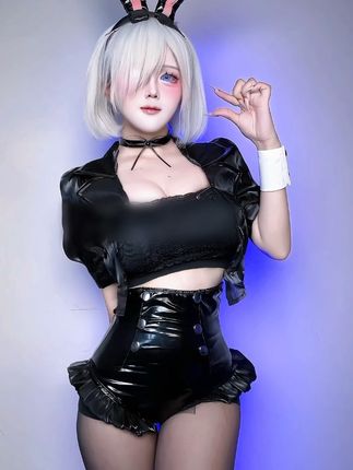 这期是谁的定制#2b #兔女郎 #cos #慢摇 #ooc致歉