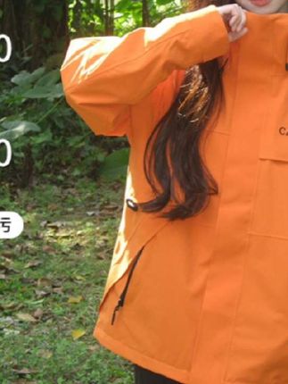骆驼宝宝蓝冲锋衣追风者户外玩水三合 一防风防水登山外套爬山必备#户外穿搭 #春秋穿搭 #冲锋衣 #青春活力 #