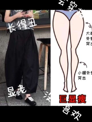 2025秋冬爆款大码女装高腰九分休闲裤梨形身材显瘦宽松阔腿气球裤