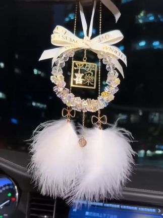 #新款网红铃兰花少女汽车内饰挂件 #车载吊坠挂件 #车载吊坠挂件 #汽车装饰 #汽车好物