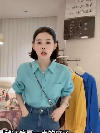 亚麻定染色宽松穿搭超显白 百搭随性朴素衬衫#穿出高级感 #日常穿搭时尚 #春秋新款#百搭衬衫 #不一样的风格不一样的感觉 @瓜瓜 ART ME