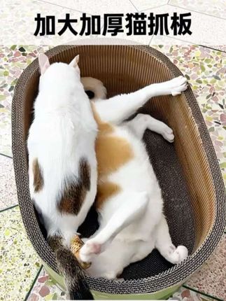 猫猫总爱睡在洗手盆里面,这款加大加厚猫抓板猫窝,特别适合猫咪的喜好,#猫抓板#猫抓板推荐 #猫抓板窝 #猫抓板工厂 #源头工厂