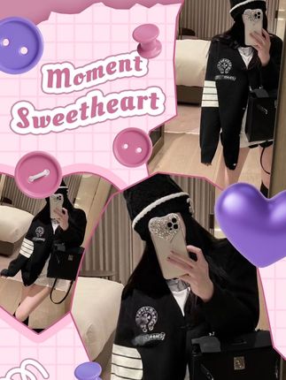#秋冬穿搭新鲜感在线 1275早秋新款毛衣针织女长袖外套针织衫休闲撞色拼接时尚百搭宽松#春秋穿搭 #显瘦遮肉 #梨形身材穿搭 #新款 @DOU+小助手
