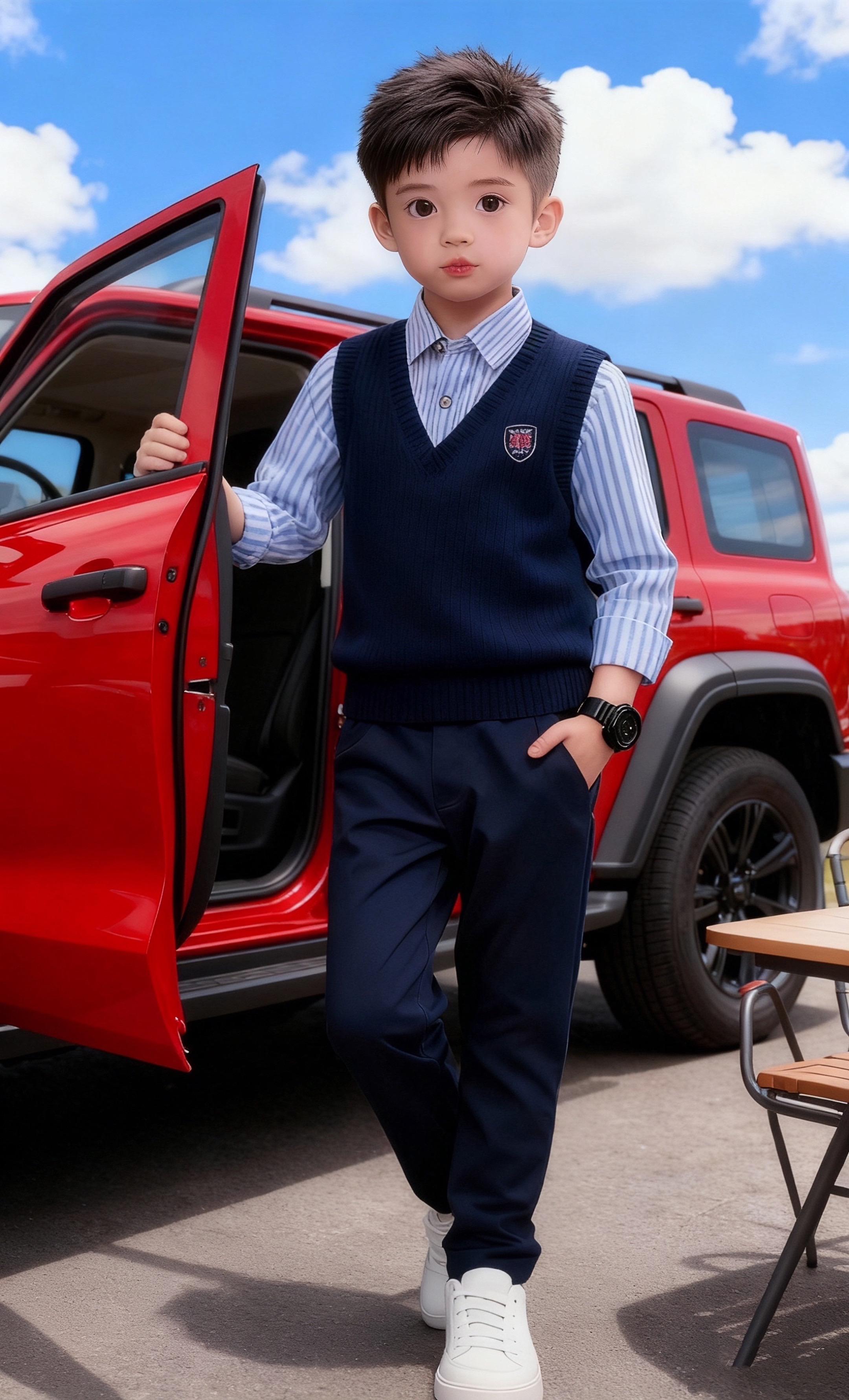 #高品质童装 #气场全开 #童装搭配每日更新 #潮童穿搭 #阳光帅气