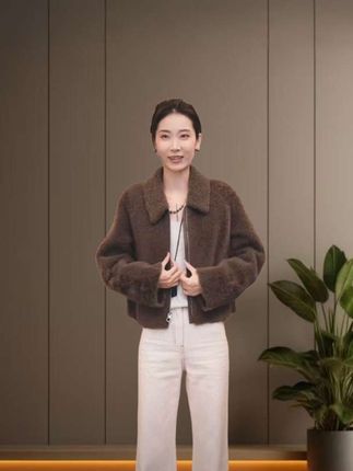 进口拉贡皮毛一体外套 #说好的随便穿穿去看秀