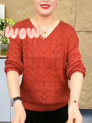 #好物分享🔥 #针织衫 #时尚新款#遮肉显瘦 #洋气减龄 #穿出高级感