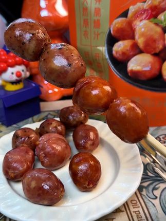 爆汁肉肠品质嘎嘎好,经典黑猪后腿肉,肉质紧实有嚼劲,居家必备#强烈推荐 #肉肠 #烤肠 #烤肠真香 #来过来尝尝这个