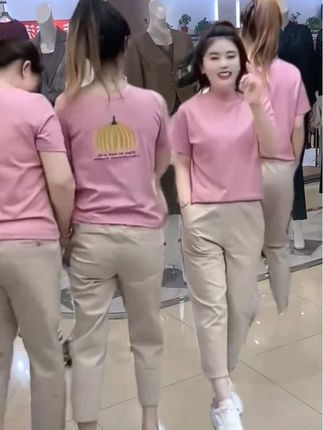 韩版哈伦休闲裤 #2025夏季韩版七分速干裤女弹力松紧腰显瘦休闲裤百搭透气哈伦裤潮#百搭裤子 #谁穿谁好看 @DOU+上热门