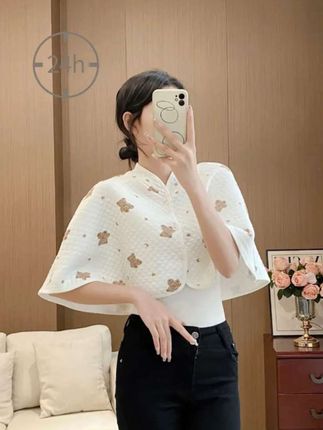 #四季纯棉女士护肩颈椎坎肩#办公室毛毯#孕产妇坐月子服披肩#防寒保暖护颈披肩#哺乳披肩