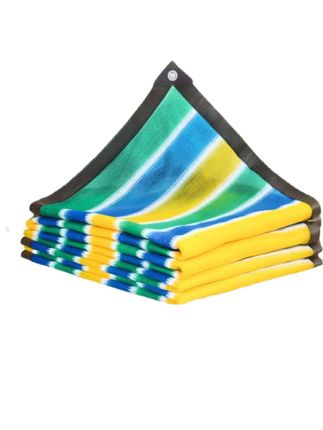 彩色遮阳网,可收缩款防晒网,加密加厚遮阳遮阴网,车用庭院彩色防晒网 #彩色遮阳网