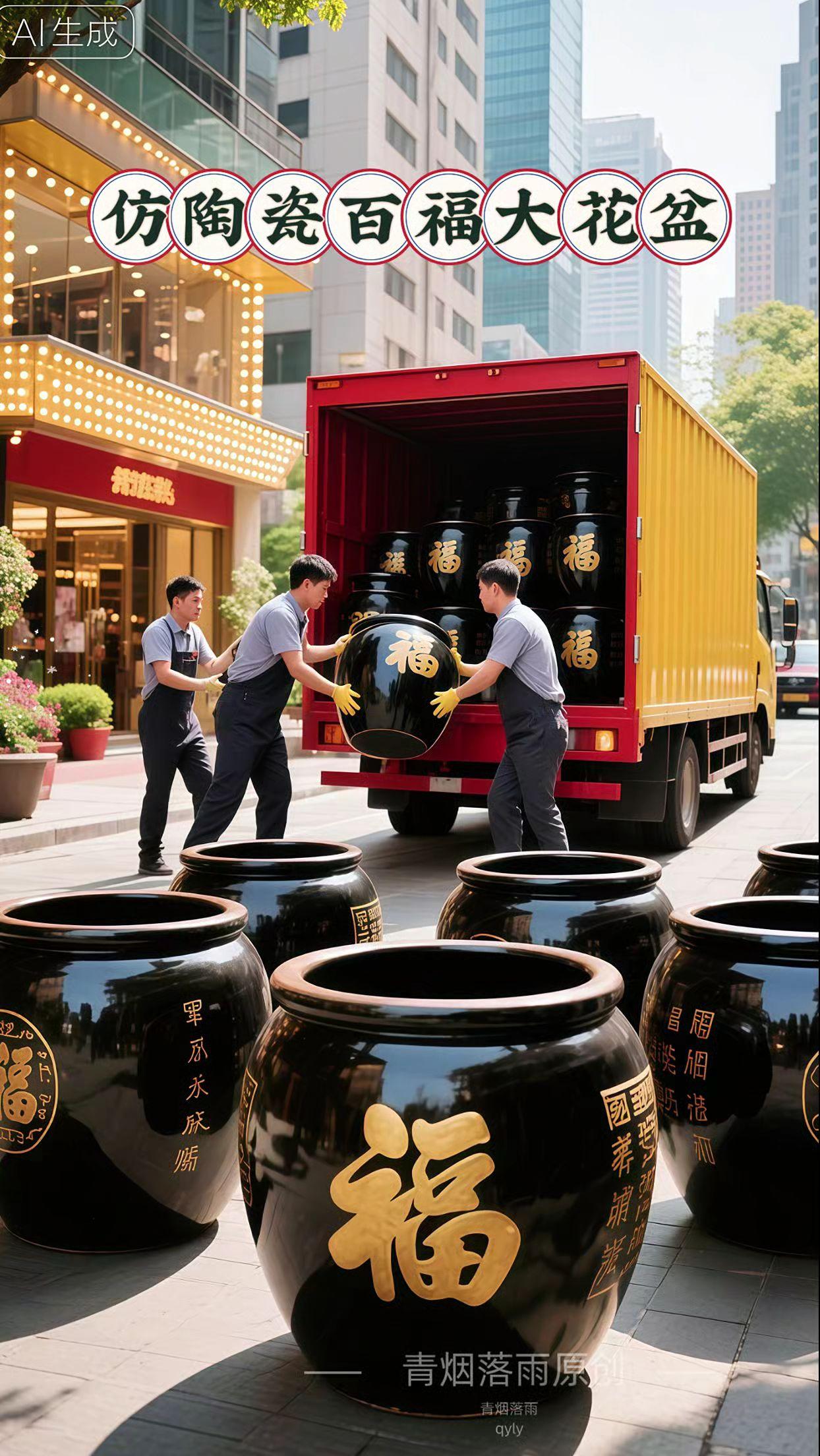仿陶瓷百福大花盆。仿陶瓷百福大花盆##花卉绿植 #小院改造 #院子的梦想 # 内容由AI生成,商品以实物为准。