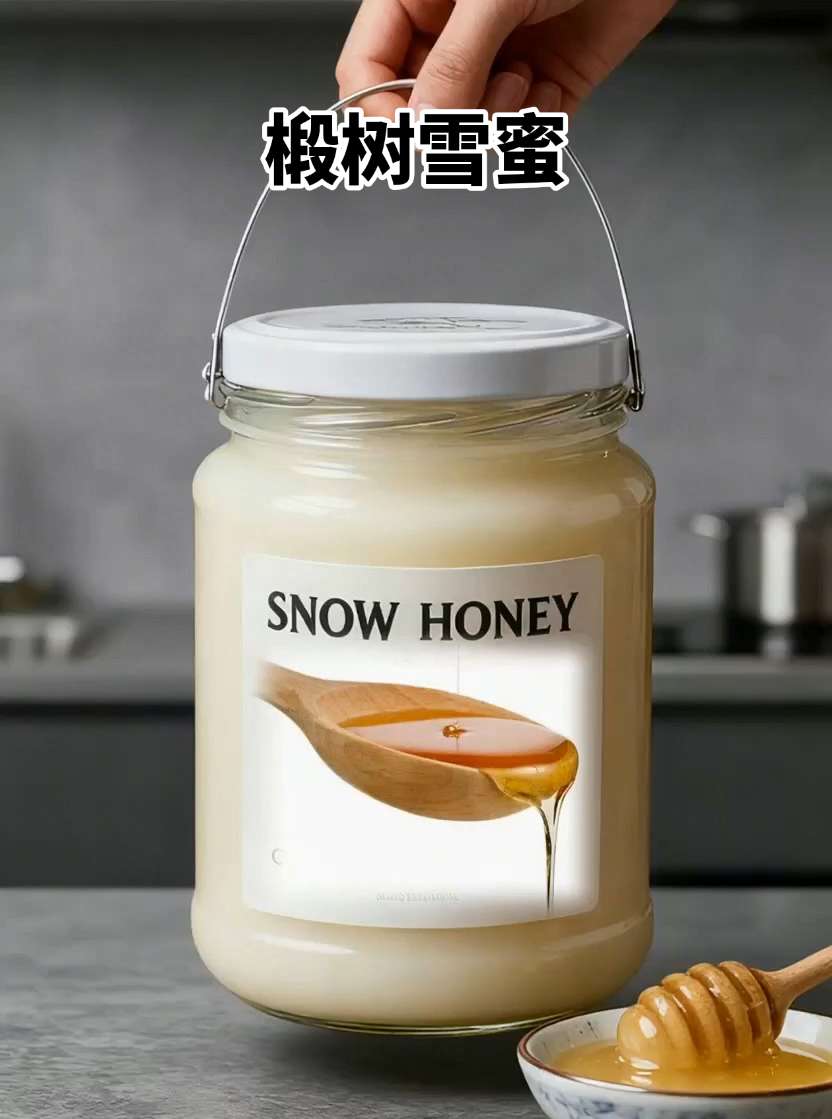 椴树雪蜜。认准这罐椴树雪蜜!雪白绵密的质地,比普通蜂蜜更显细腻。开盖瞬间,清新的椴树花香扑面而来,甜度柔和不腻。早起冲一杯,暖身又润心;做甜品时加一勺,自然甜香让风味更有层次。#强烈推荐 #椴树雪蜜 #蜂蜜 #土蜂蜜养殖