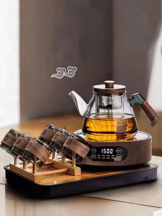 #新款煮茶炉茶具套装#玻璃煮茶茶具套装#茶具#高品质@巨量千川