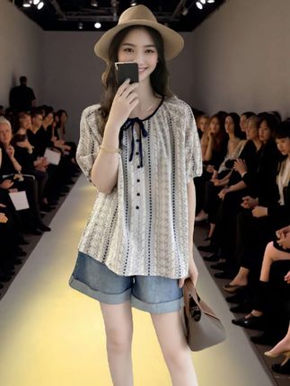#女装#夏季胖mm时尚穿搭 #休闲宽松#穿出高级感 #穿出自己的风格