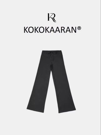 kokokaaran/可可咔伦 【面膜裤】极简松紧腰垂感超薄直筒裤#品质女装 #面料舒适透气 #面料柔软舒适 #谁穿谁好看 #轻奢女装