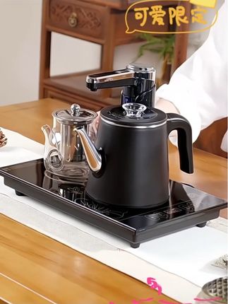 全自动上水电热水壶,家用茶台一体电茶炉,煮茶壶,烧水壶恒温泡茶专用#全自动茶壶#电茶炉#煮茶壶