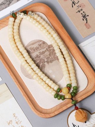 道木笔记 菩提手串风化多圈 F手,#盘玩#手串#精美饰品#多圈手串#菩提手串