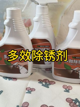 居家清洁必备神器!多效除锈剂轻松去除顽固锈渍,让好物焕然一新✨。#清洁神器 #好物推荐🔥