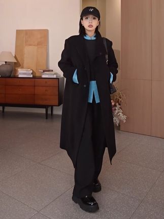 #穿搭女装 #休闲风 #气质范 #大衣搭配 #日常搭配